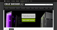 Desktop Screenshot of cruzbroker.fi