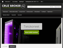 Tablet Screenshot of cruzbroker.fi